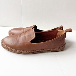 LORO PIANA Agata Espadrilles lamb skin leather  Made in Italy sz. 9